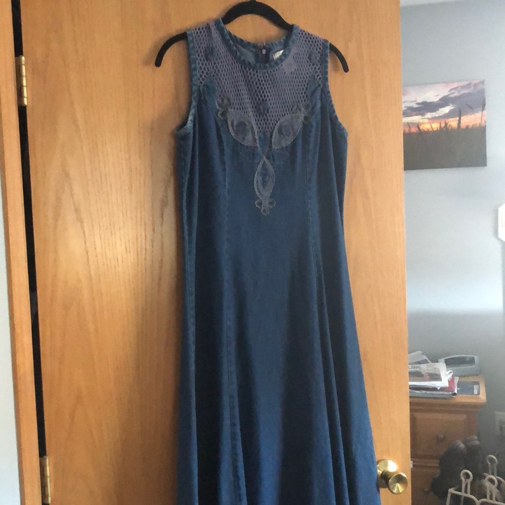 Denim Midi dress
